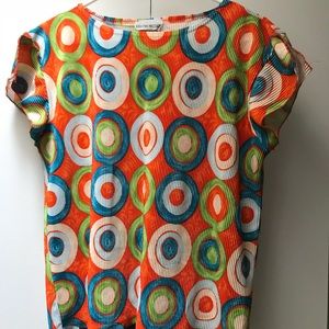 Tangerine blouse